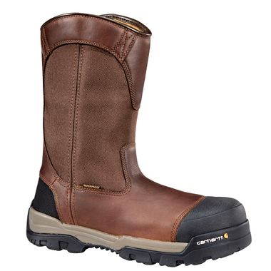 Carhartt® CME1355 Ground Force 10-Inch Brown Waterproof Pull On Work Boot