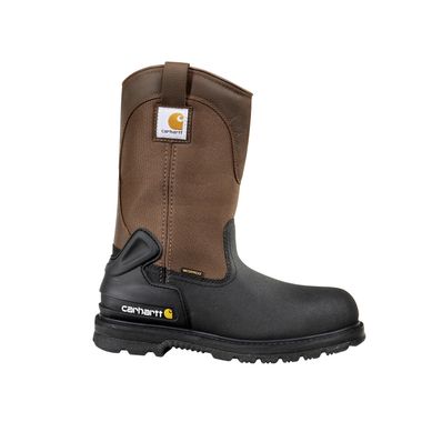 Carhartt® CMP1259 11-Inch Brown/Black Insulated Waterproof Wellington Boots, Steel Toe