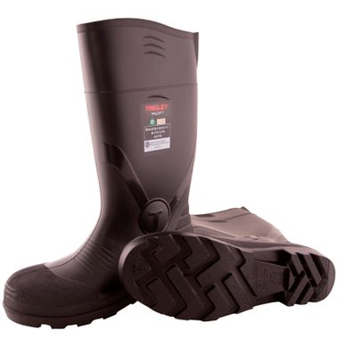 Tingley 31341 Pilot PVC Knee Boot, Steel Toe & Steel Puncture Resistant Midsole