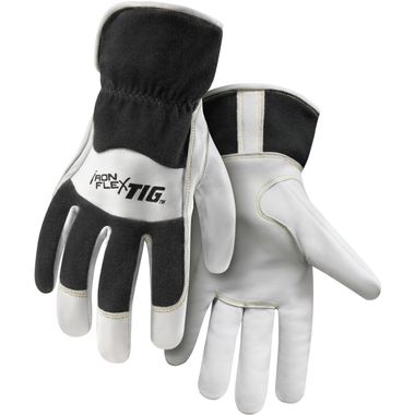Steiner® 0261 IronFlex® Premium Kidskin, Flame Retardant Cotton Back, TIG Welding Gloves