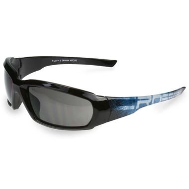 Crossfire® Arcus™ 450501 Premium Safety Glasses, Black Graphic frame, Smoke Lens