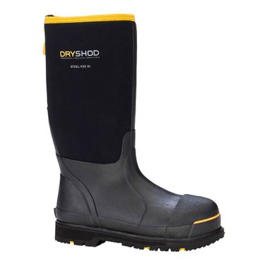 Dryshod STT-UH-BK Steel-Toe Protective Work Boots, 15”