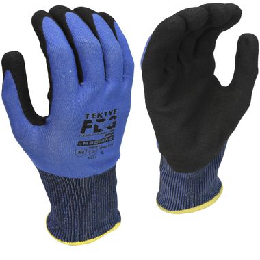 Radians® RWG718 TEKTYE™ FDG Palm Coated Cut A4 Touchscreen 18 Gauge Work Gloves