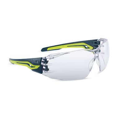Bollé SILEXPPSISA Silex+ Assembled in USA Safety Glasses, Anti-Fog Clear Lens