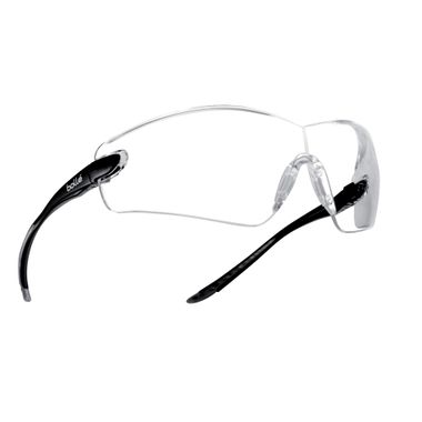 Bollé 40037 Cobra Safety Glasses, Anti-Fog Clear Lens