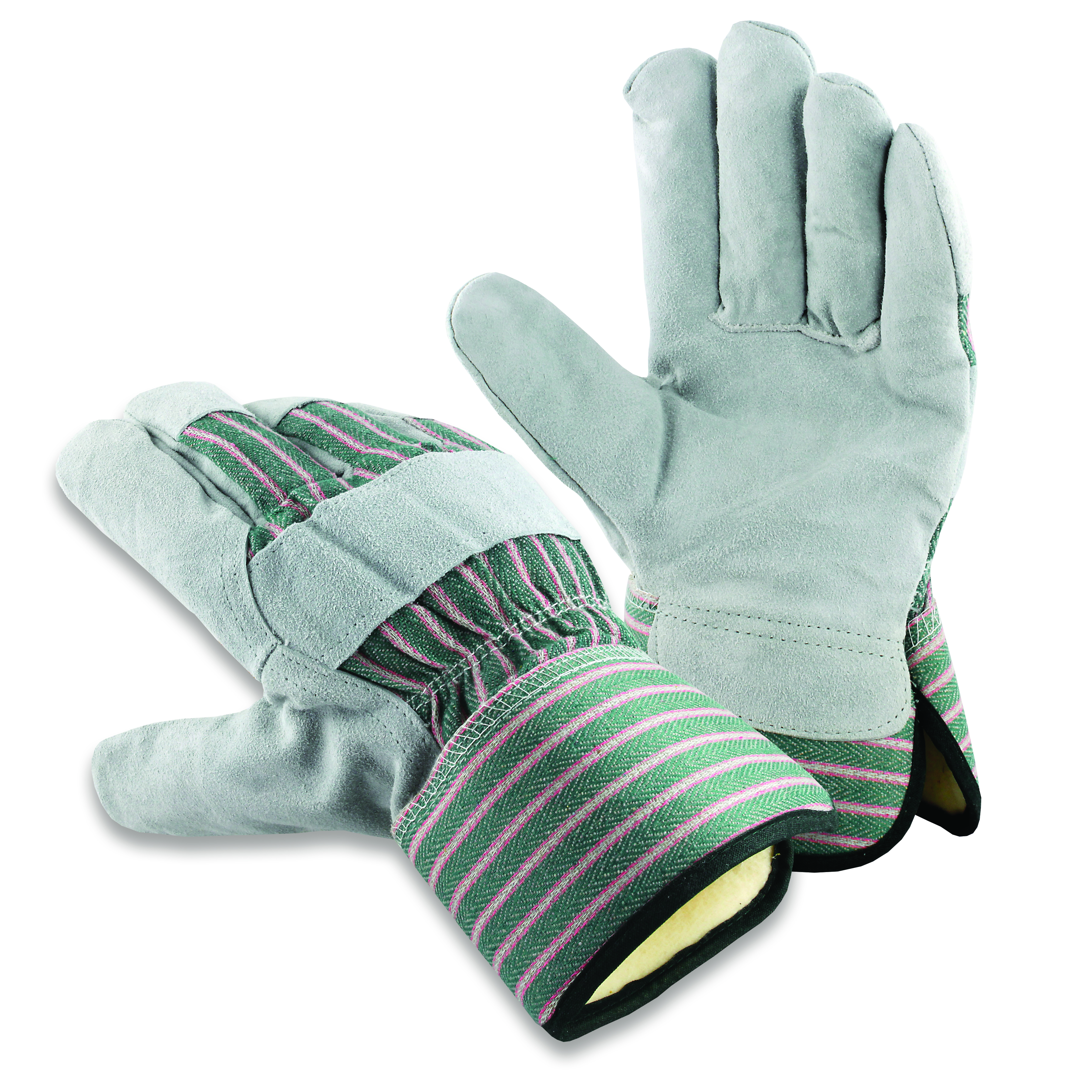Leather Palm Gloves, Thermal Insulation, Safety Cuff