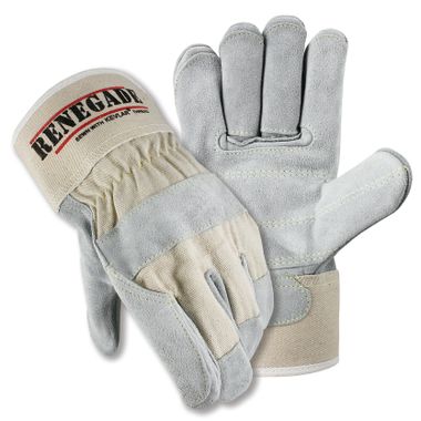 Renegade® Double Palm Gloves, Safety Cuff