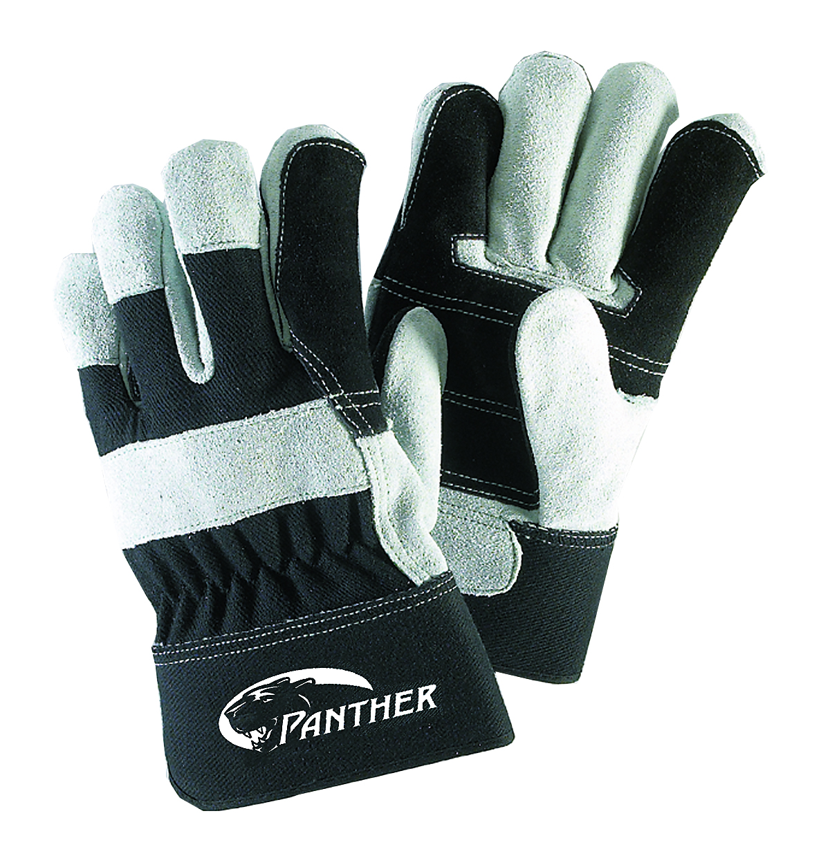 Panther&trade; Double Palm Gloves, Safety Cuff, 1 Pair