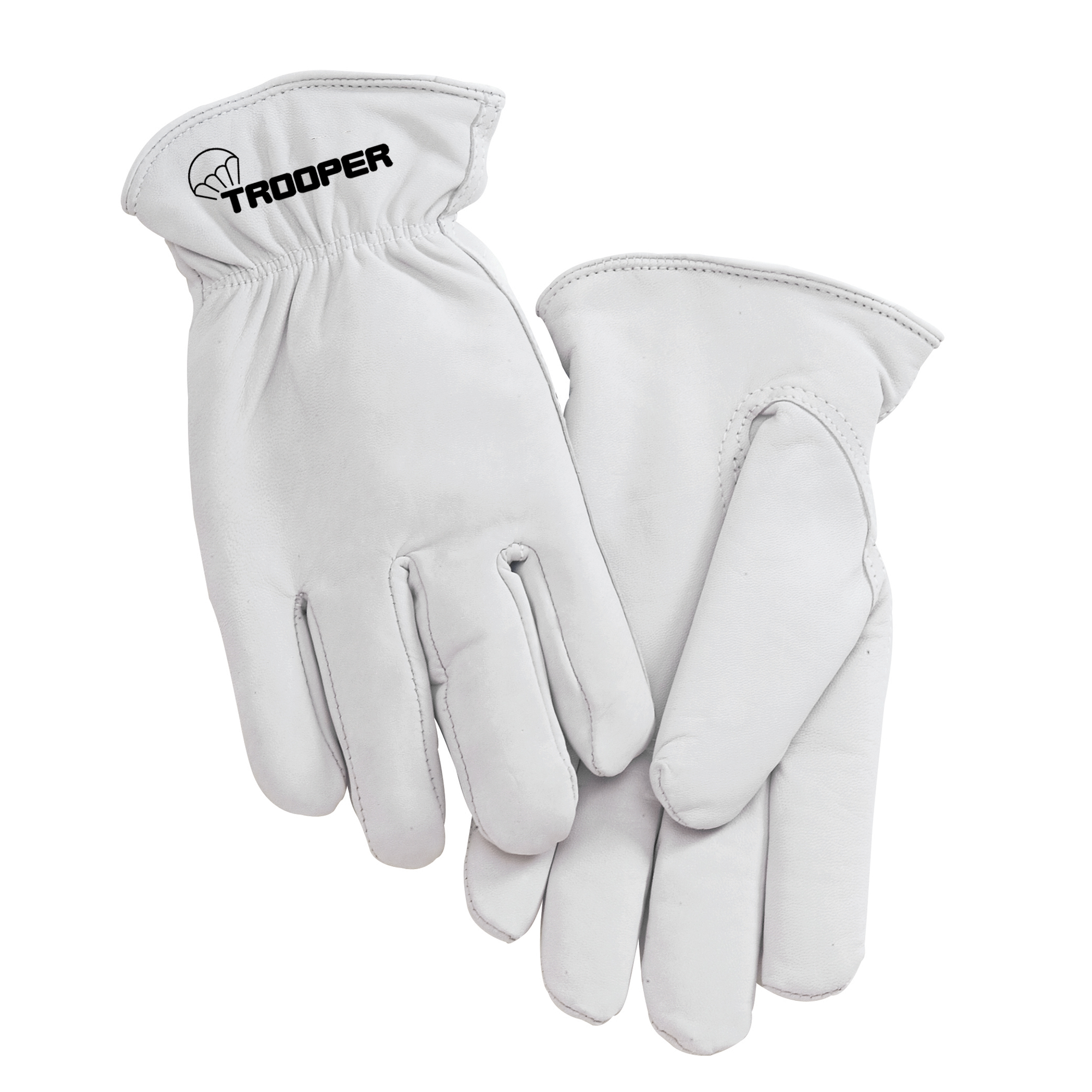 Trooper Thermal Insulation Goatskin Drivers Gloves, 1 Pair