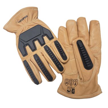 Trooper FlakBak™ - Water, Oil, Impact and Cut Resistant Goatskin Driver Gloves