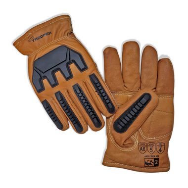 Trooper FlakBak™ Insulated - Water, Oil, Impact and Cut Resistant Goatskin Driver Gloves