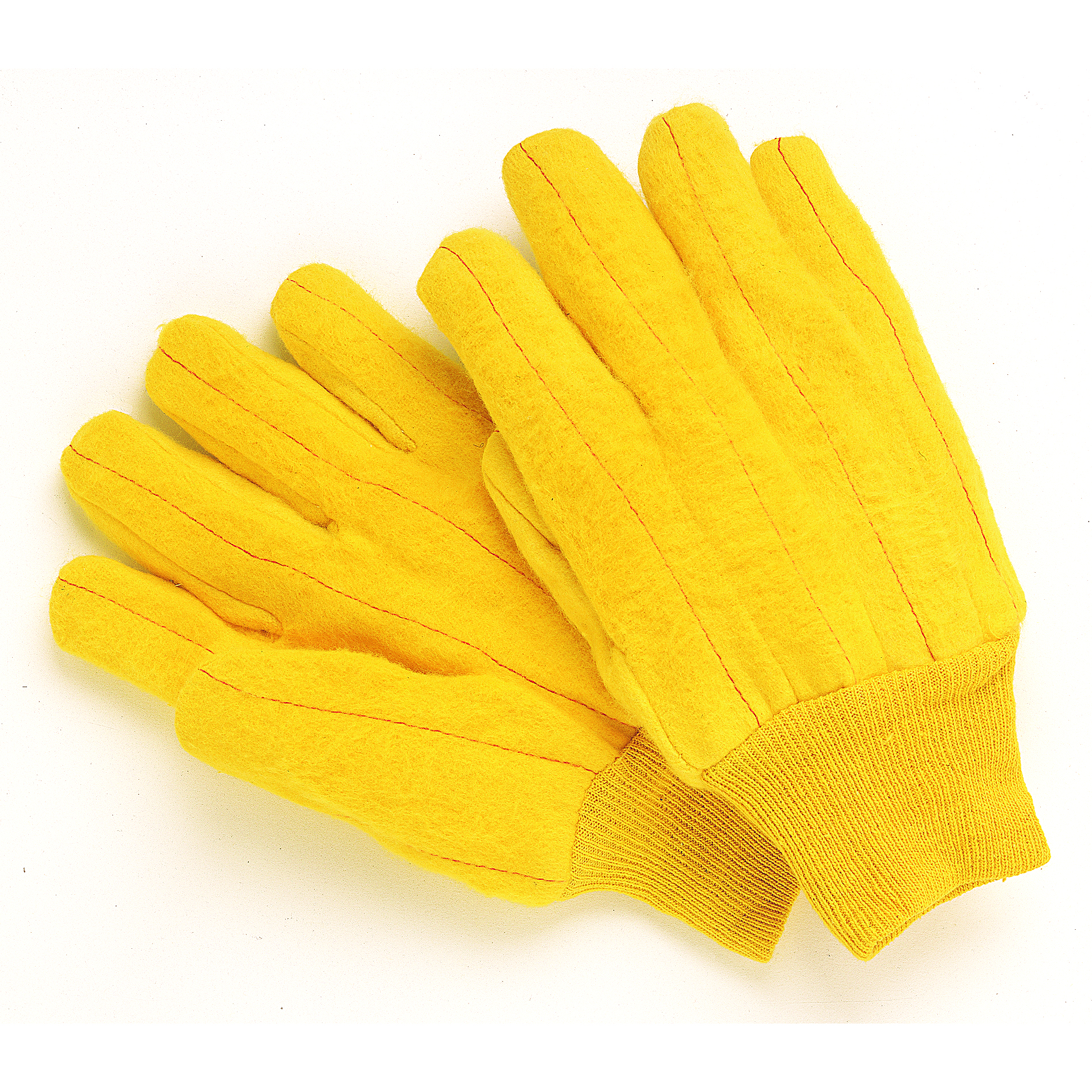 Gold Cotton Chore Gloves, Made in USA