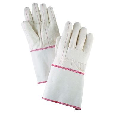 2 Layer Hot Mill Gloves, Gauntlet Cuff