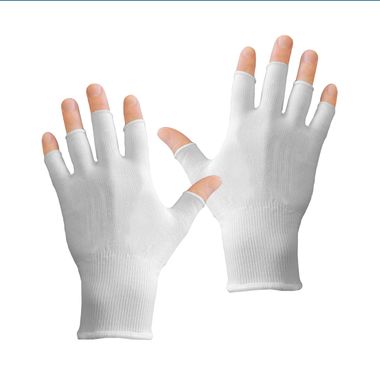 Half Finger Nylon Inspection Gloves, Men’s