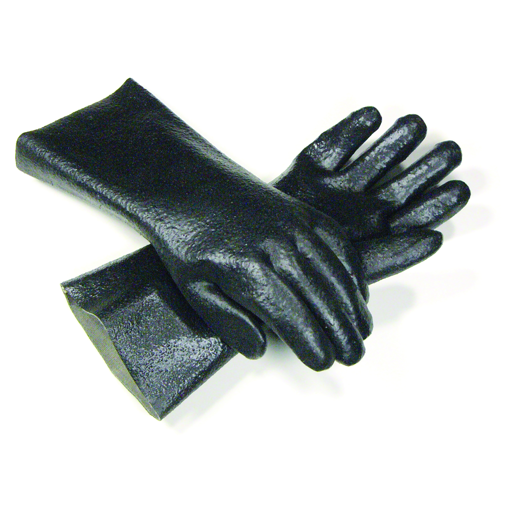 Textured PVC Gloves, 14 Inch