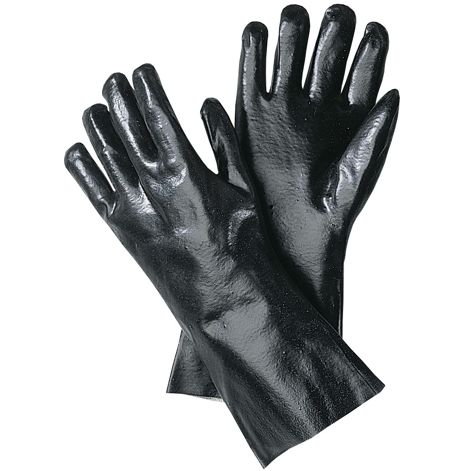 PVC Coated Gloves, 18 Inch, 1 Pair