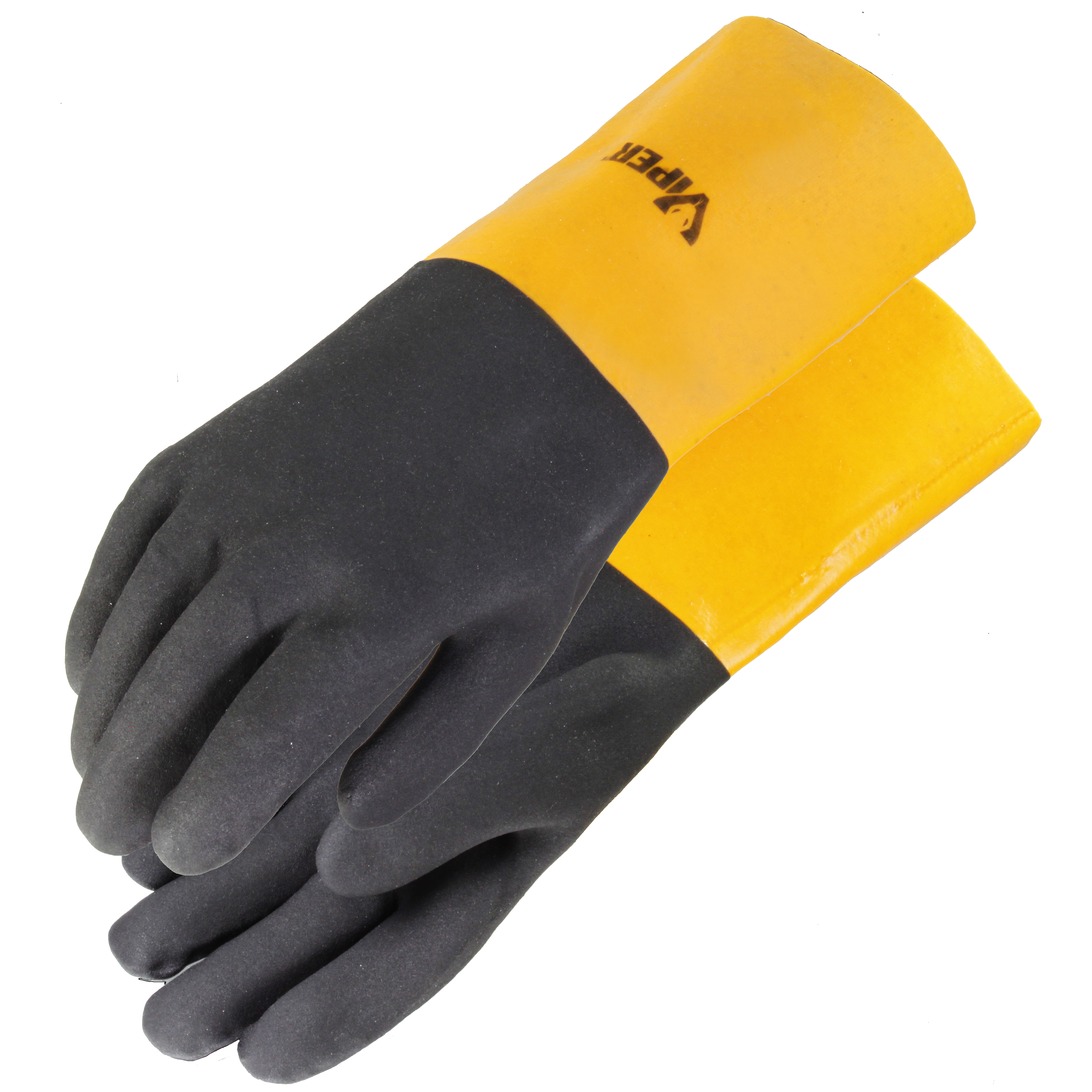 Viper&reg; Double Coated PVC Gloves, 14 Inch