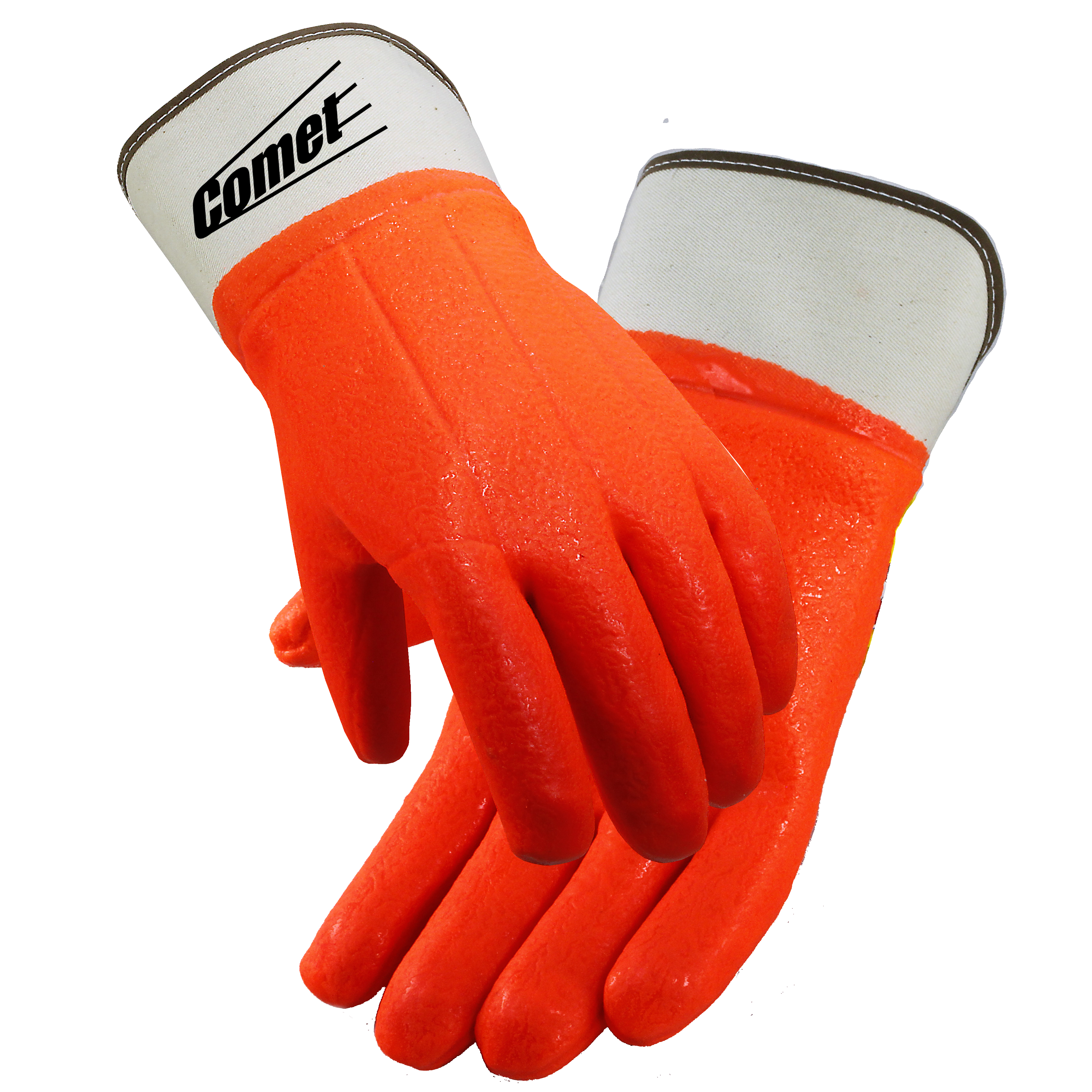 Comet&reg; Insulated PVC Coated Gloves, Safety Cuff, 1 Pair