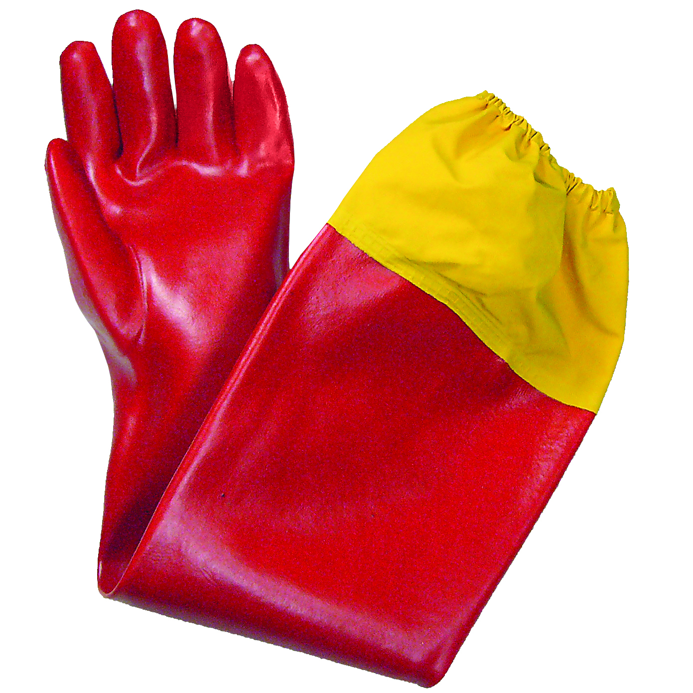 Shoulder Length PVC Gloves