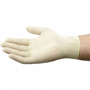 Exacto Disposable 4 Mil Latex Gloves, Lightly Powdered