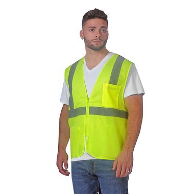 Illuminator™ Economy Mesh Class 2 Vest with Zipper Closure