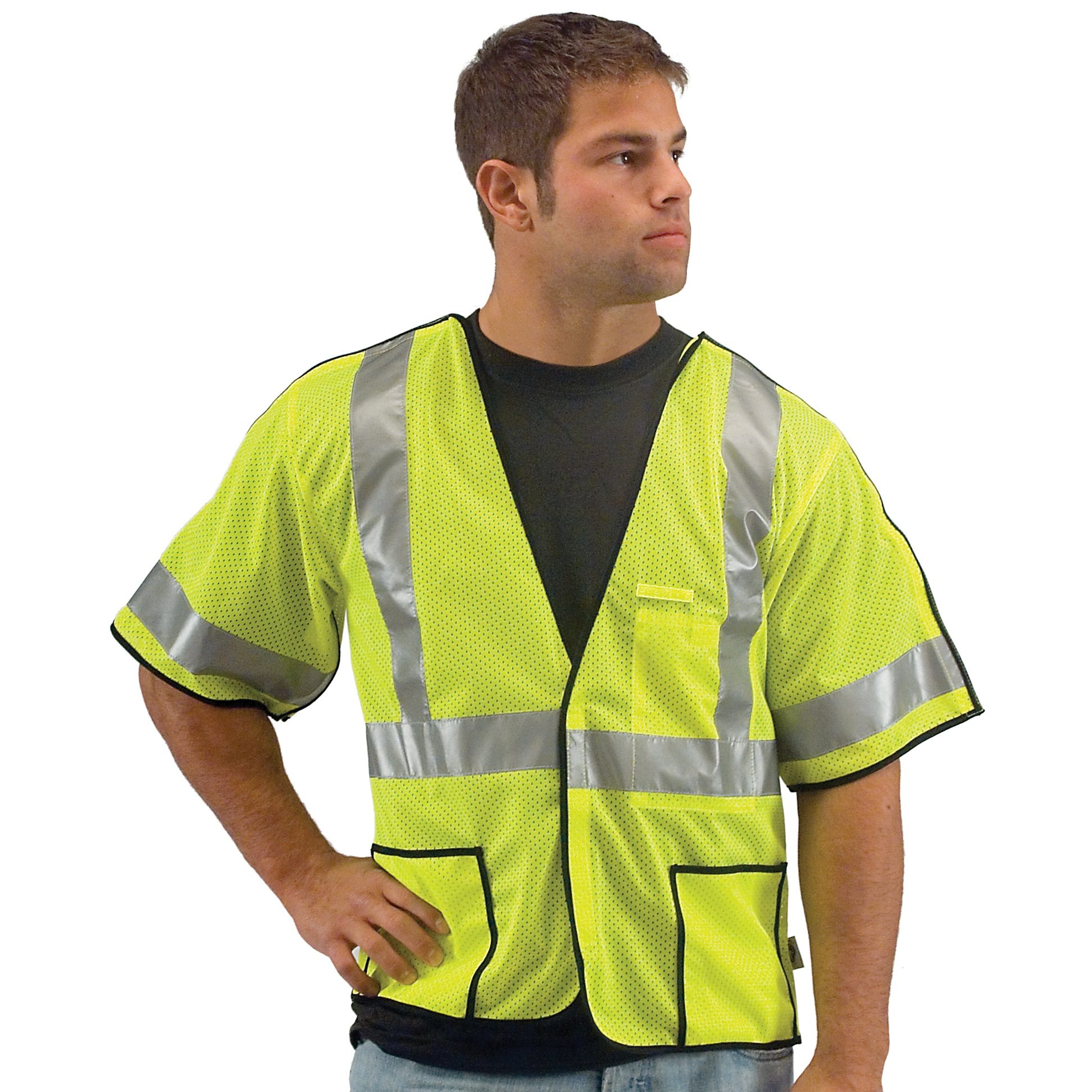 Illuminator&trade; Class 3, Breakaway Mesh Safety Vest