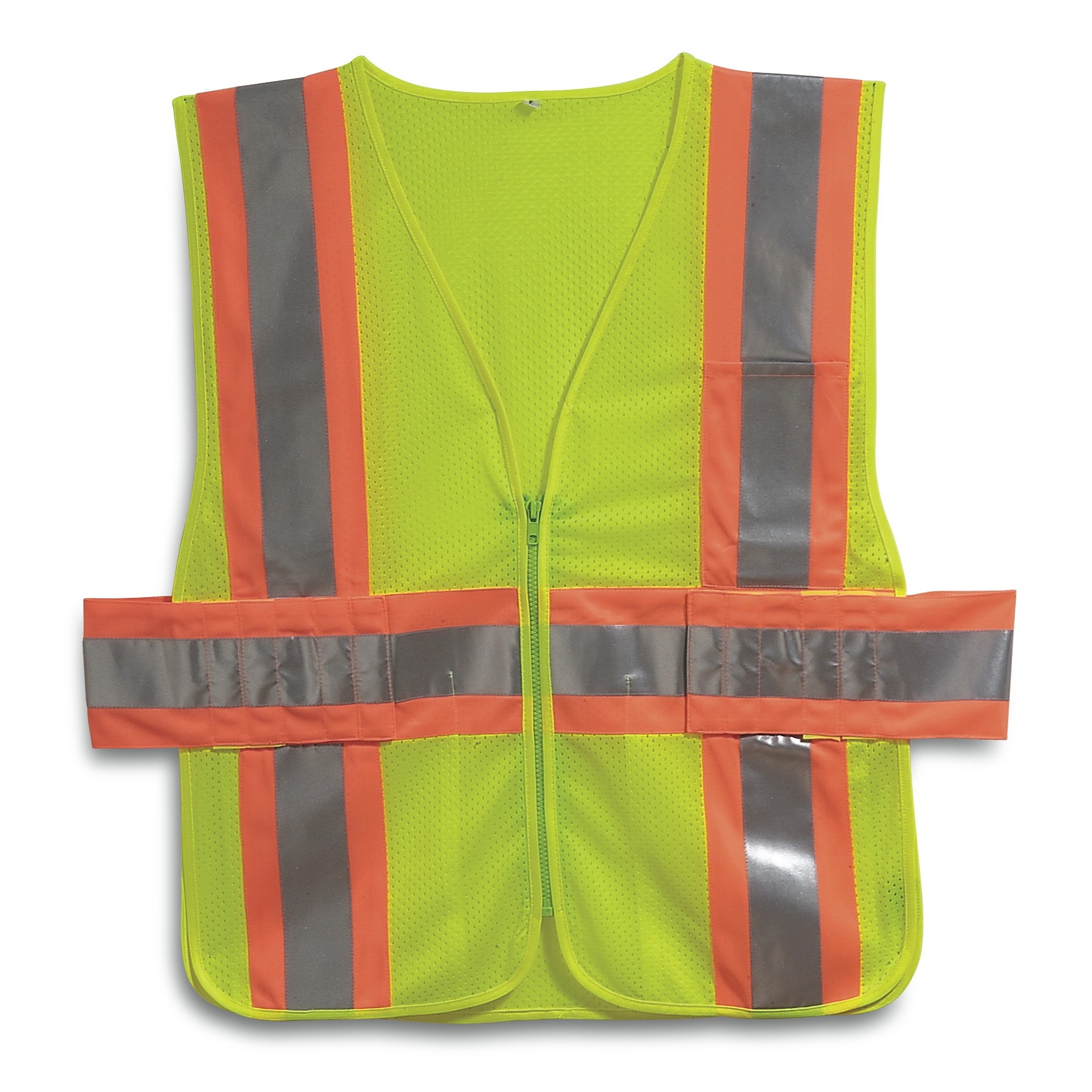 Illuminator&trade; Class 2, Two Tone Mesh Expandable Safety Vest