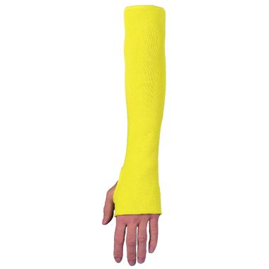 Cut Resistant Knit Sleeve With Thumbhole, 18", Made With DuPont™ Kevlar® Fibers