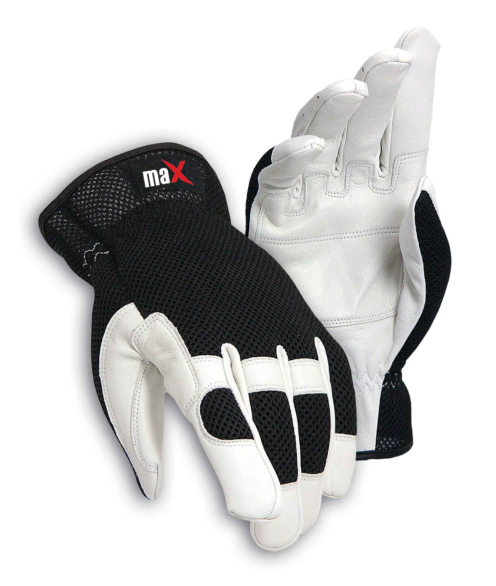 maX&trade; Extra White Goat Grain, Double Palm Gloves
