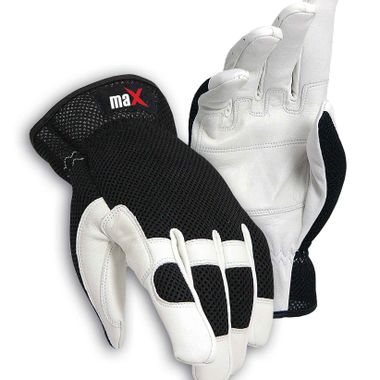 maX™ Extra White Goat Grain, Double Palm Gloves