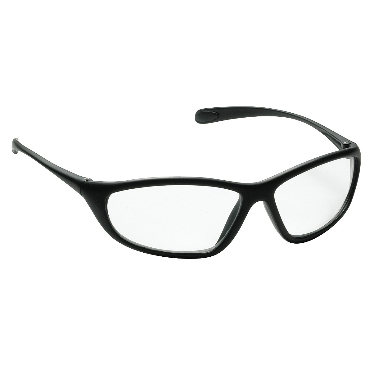 Spyder Safety Glasses, Black Frame, Clear Lens