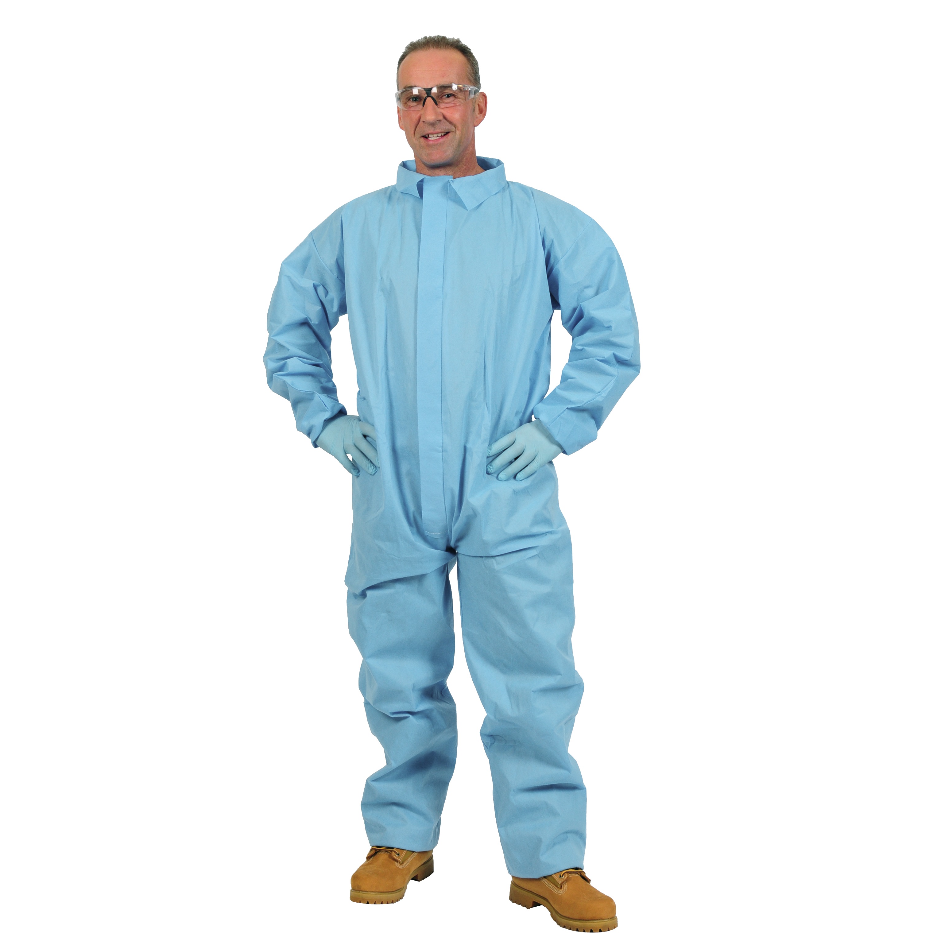 Safe N' Clean&trade; Professional Coverall, Elastic Wrists & Ankles
