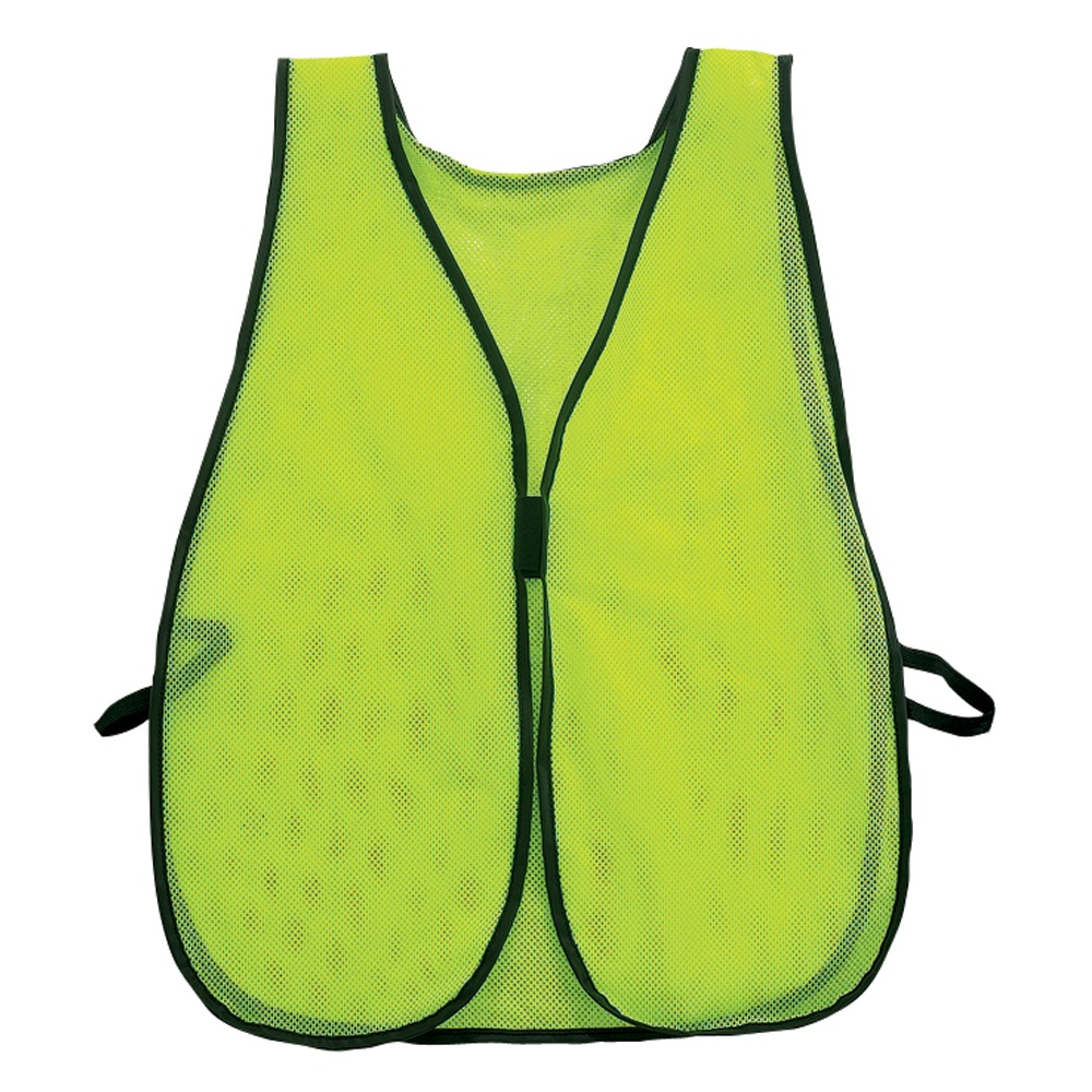 Galeton&reg; Mesh Safety Vest, Fluorescent Green