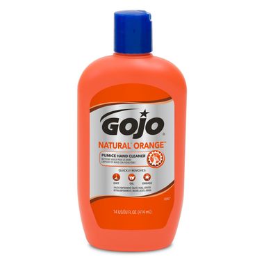 GOJO® 0957-12 NATURAL* ORANGE™ Pumice Hand Cleaner, 14 fl oz Squeeze Bottle