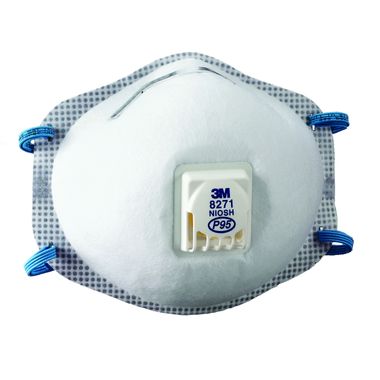 3M™ 8271 P95 Particulate Disposable  Respirator with Cool Flow™ Exhalation Valve