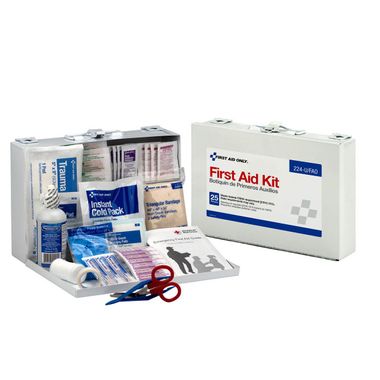 First Aid Only® 224-U, 25 Person First Aid Kit, Metal Case