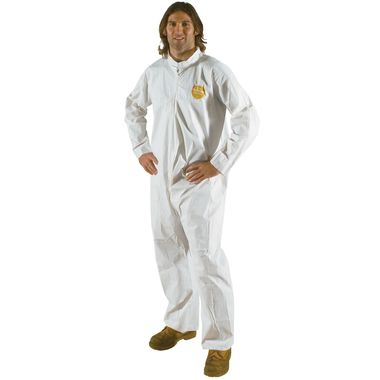 DuPont™ ProShield® 60 Coverall, NG120SWH, Collar, Open Wrists & Ankles, Serged Seams