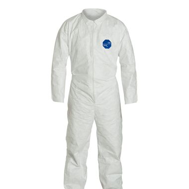 DuPont™ Tyvek® 400 Coverall, TY120SWH Open Wrists & Ankles, Elastic Waist, Serged Seams