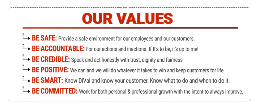 DiVal Values!