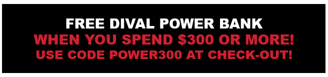 Free Power Bank with Orders of $300 or More!