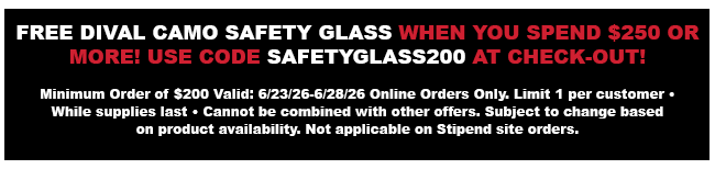 Free Flashlight Safety Glasses with Orders of $200 or More!
