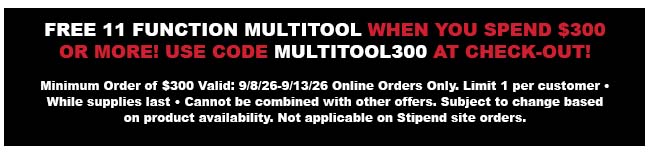 Free First Aid Kit with Orders of $250 or More!